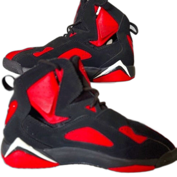 jordan true flight red and black mens